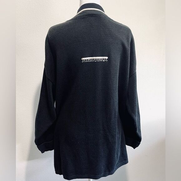 Tath of the Walk sweater Atlantic City casino cards games Vegas women XL Vtg - Picture 8 of 11